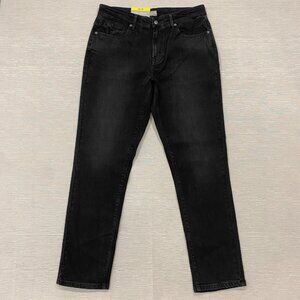 Ted Baker Jeans Mens 32 x 32 Straight Leg Regular Fit Black Denim Pants